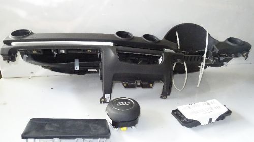 AUDI A3 8V (2013) DASHBOARD SEAT BELTS ABAG BLACK